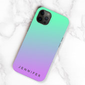 Moderne Gradient Fade | Minze Grüne Lavendel Lila Case-Mate iPhone Hülle