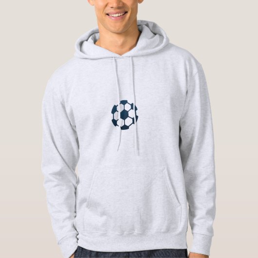 Moderne Gradient-Fußball-Sweatjacke Hoodie (Vorderseite)