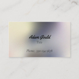 Moderne Gradient Ombre Gray Business Card Visitenkarte
