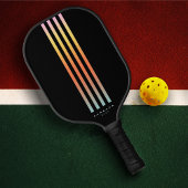 Moderne Gradient Stripes Pickleballer Summer Tan Pickleball Schläger