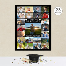 Moderne Graduate 23 FotoCollage - benutzerdefinier