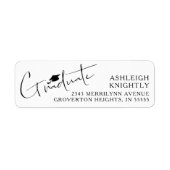 Moderne Graduate Cap Custom Colors (Vorne)