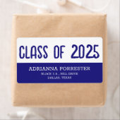 Moderne Graduate Class of 2025 Navy Blue and White (Insitu)