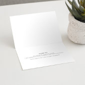 Moderne Graduate Einfache Minimalistische Foto Typ Dankeskarte