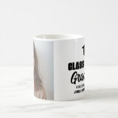 Moderne Graduate Foto Class 2025 Abschluss Kaffeetasse (Mittel)