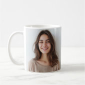 Moderne Graduate Foto Class 2025 Abschluss Kaffeetasse (Links)