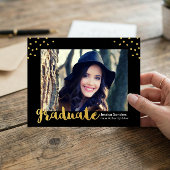 Moderne Graduate Foto Graduate Party Einladung