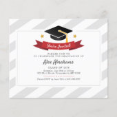 Moderne Graduation Party Grad 2025 Einladung (Vorderseite)