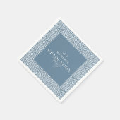 Moderne Graduierungspartei für Geometrie und Skrip Serviette (Ecke)