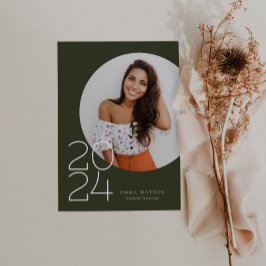 Moderne Graduierungspartei für Minimalistisches Fo Einladung