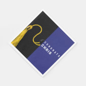 Moderne Graduierungspartei Serviette (Ecke)