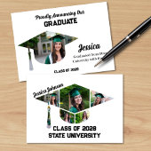 Moderne Graduierungstafel Form FotoCollage Ankündigung