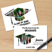 Moderne Graduierungstafel Form FotoCollage Ankündigung