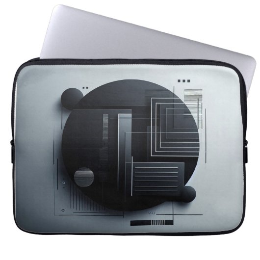 Moderne Grafik Laptopschutzhülle (Vorderseite)
