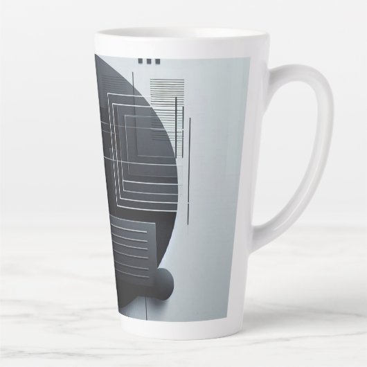 Moderne Grafik Milchtasse (Rechts)