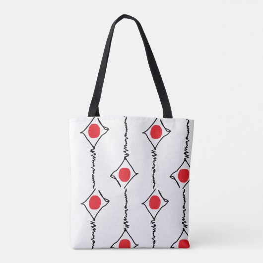 Moderne Grafik Tasche (Rückseite)