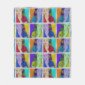 Moderne Grafikdruckerei für Jugendliche Fleecedecke (Vorderseite)