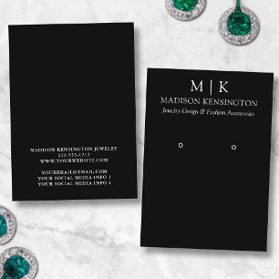 Moderne Grafikkarte für Monogramm oder Hinzufügen Visitenkarte