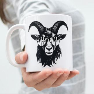 Moderne grafische Alberne Billy Goat individuell a Kaffeetasse