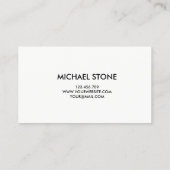 Moderne grafische Art Visitenkarte (Rückseite)