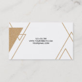 Moderne grafische Art Visitenkarte (Rückseite)