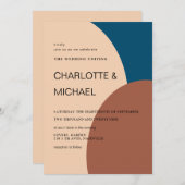 Moderne grafische einladung (Vorne/Hinten)