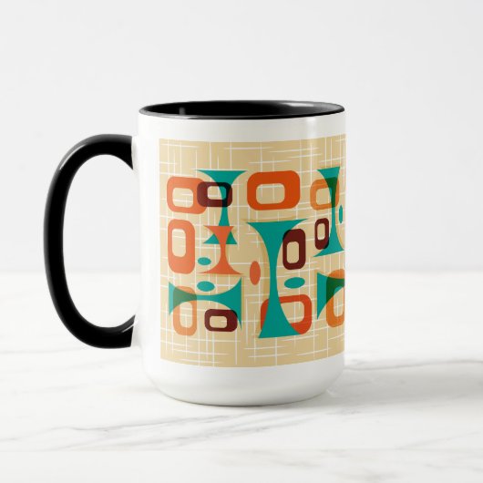 Moderne grafische Googien des Mittelalters Tasse (Links)