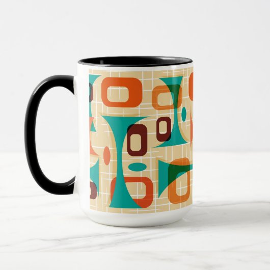 Moderne grafische Googien des Mittelalters Tasse (Links)