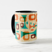 Moderne grafische Googien des Mittelalters Tasse (Vorderseite Links)