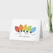 Moderne grafische Lichter Weihnachten (Vorderseite)