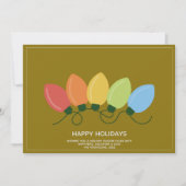 Moderne grafische Lichter Weihnachten (Vorderseite)