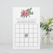 Moderne Grandeur Pflaume und rosa Bingo (Stehend Vorderseite)