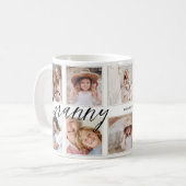 Moderne Granny Script | Entenkinder - FotoCollage Kaffeetasse (Vorderseite Links)