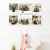 Moderne Gratulation Absolvent 7 Foto-Collage Banner (InSitu)
