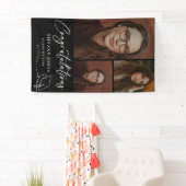 Moderne Gratulation Foto Graduation Party Banner (Insitu)