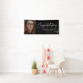 Moderne Gratulation Foto Graduation Party Banner (Insitu)