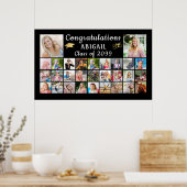 Moderne Gratulation Graduate 29 Foto Collage Poster (Küche)