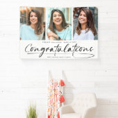Moderne Gratulationen Graduate 3 FotoCollage Banner (InSitu)