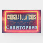 Moderne Gratulations-Abschluss Banner (Horizontal)