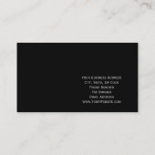 Moderne Grau Red Blue Consultant Business Card Visitenkarte (Rückseite)