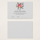 Moderne Grau schätzt, wie viele Kisses Game Cards (Vorne & Hinten)