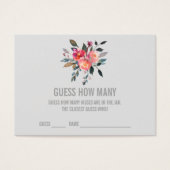 Moderne Grau schätzt, wie viele Kisses Game Cards (Vorderseite)