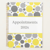 Moderne Graubbläschen und Gelbbläschen Ernennungen Planer (Vorderseite)