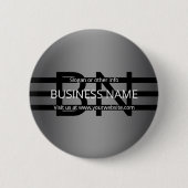 Moderne graue Abstufung & horizontale schwarze Str Button (Vorderseite)
