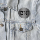 Moderne graue Abstufung & horizontale schwarze Str Button (Beispiel)