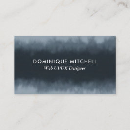Moderne graue Aquarellfarben - individuelle Visite Visitenkarte