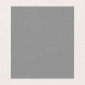 Moderne graue chic professionelle benutzerdefinier visitenkarten (Innenseite Aufgefaltet)