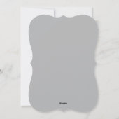 Moderne graue funkelnde Lichter Weihnachten (Rückseite)