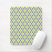 Moderne graue Geometrie Mousepad (Mit Mouse)