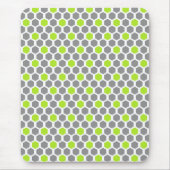 Moderne graue Geometrie Mousepad (Vorne)